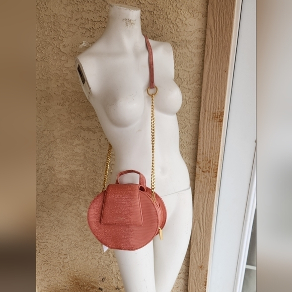 Hammitt Gregory Tile‎ Blush Brush Gold Cross Body Bag Pink - Picture 12 of 12